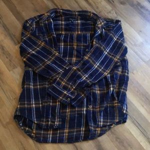 Blue Oversized Flannel